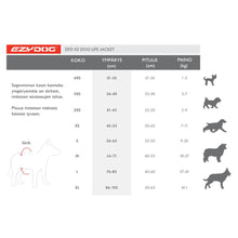 Lataa kuva Galleria-katseluun, EZYDOG DFD X2 BOOST UIMALIIVIT - Keltainen