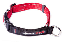 Lataa kuva Galleria-katseluun, EzyDog Checkmate on puolikuristava panta, erinomainen a turvallinen valinta roiralle. kuvassa punainen puolikurkkari.