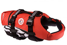 Lataa kuva Galleria-katseluun, Parhaat koiran uimaliivit ezydog, koot xs, s m, l xl. Kuvassa punainen koiran uimaliivi. Ezydogin dfd on uimaliivi, pelastusliivi ja kelluntaliivi.